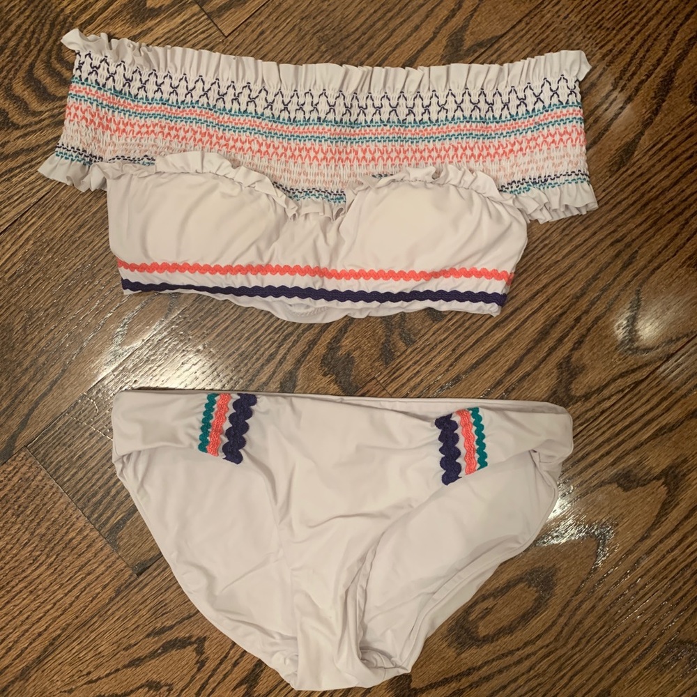 Red Carter Bikini Set